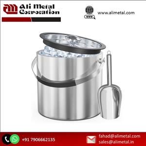 Restaurants Supplies Ice Champagne Bucket <b>Stainless</b> <b>Steel</b> Ice Bucket Champagne <b>Cooler</b> Ice Bucket - Product Image 5