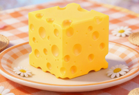 Grand cube de fromage jaune moelleux anti-stress, jouet à presser à rebond lent, jouet géant en forme de fromage, en matériau TPR