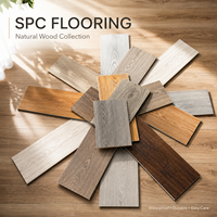 Hochwertige & Preisgünstige Wasserdichte SPC-Bodenbeläge Vinyl-Bodendielen mit Holzoptik Klick-Verriegelung SPC-Bodenfliesen