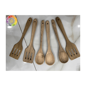 Juego de cucharas de bambú reutilizables hechas a mano ecológicas al por mayor 2025, cubiertos y tenedor, pajitas, cuchillo con logotipo láser - Product Image 1