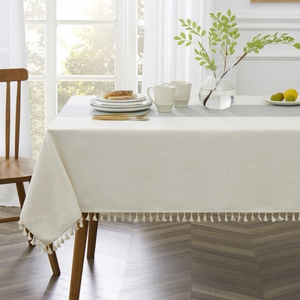 Embroidery Handmade Cotton Linen Tablecloth Punching <b>Table</b> <b>Cloth</b> For Home Wedding Restaurant <b>Table</b> Cover <b>Party</b> Home Hotel - Product Image 3