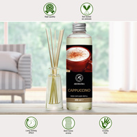 Recharge Liquide pour Diffuseur d'Arômes Aromatika Cappuccino 200ml – Désodorisant Écologique, Aromathérapie, Parfum d'Ambiance Longue Durée pour la Maison