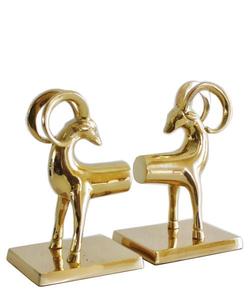 ที่คั่นหนังสือดีไซน์กวางหรูหราทำจากโลหะพร้อมชุบทองแบบปรับได้เหมาะสำหรับการตกแต่งโต๊ะและโต๊ะอย่างสร้างสรรค์ฐานแบน - Product Image 5