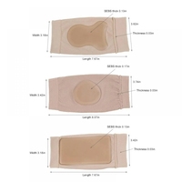 Coussinets élastiques unisexes en gel de silicone médicaux réglables Manchons de cheville de compression Chaussettes de pied pour douleurs articulaires Protection en nylon