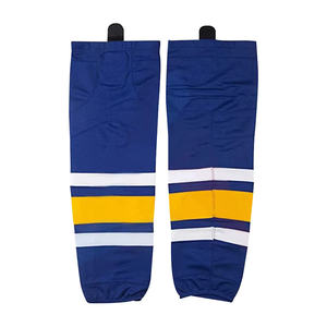 Chaussettes de hockey sur glace personnalisées | FrostFlow Precision Fit | Conception tricotée respirante | Équipement de sport d'équipe durable et confortable - Product Image 1