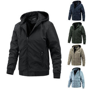 Wholesale Lightweight <b>Men's</b> Winter Bomber Jacket 100% Wool Waterproof Hood Windbreaker Puffer Custom Logo Quilted <b>Padded</b> Warm - Product Image 4