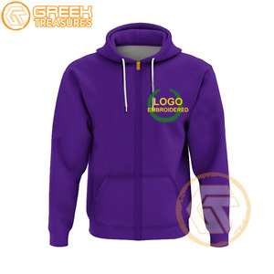 Sweat à capuche personnalisé en molleton de coton Omega brodé, uni, de haute qualité, pour fraternité/sororité, grec Psi, respirant, séchage rapide - Product Image 1