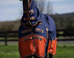 Alfombra de caballo de invierno ajustable con tiras reflectantes, impermeable, transpirable, refuerzos de hombro, accesorios reforzados OEM/ODM - Product Image 2