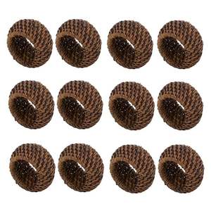 Cane Napkin Holder for Gift Purpose Hand Made Handicraft Newly Design Rattan Napkin Rings Customize Packing - Product Image 6