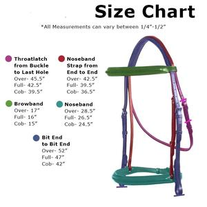 Bride rembourrée surélevée cousue fantaisie pour produits de cheval de race Quarter Horse pour bride de chasseur à usage équestre - Product Image 6