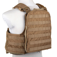 Chaleco Portaplacas de Lona Camuflada, Diseño Personalizado, Venta al Por Mayor de Fábrica, Ajustable, Multifuncional, Seguro, Corte Láser, Transpirable