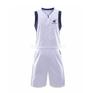 Grande taille uniforme de basket-ball respirant ensemble sans manches logo personnalisé pour les joueurs unisexes vente populaire - Product Image 1