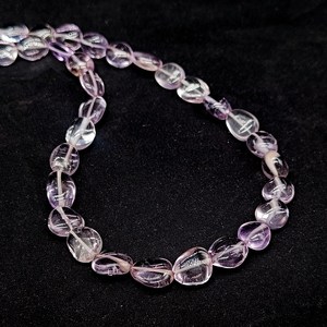 Collar de pepitas de amatista rosa, collar de cuentas de amatista rosa, collar minimalista hecho a mano, collar de Gargantilla, regalo para ella - Product Image 6