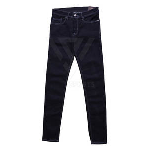 Pantalon de survêtement décontracté de grande taille pour hommes, pantalon en jean taille moyenne en coton/polyester pour entraînement en plein air, jean confortable pour un usage quotidien - Product Image 3