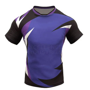 Conjunto de uniforme de rugby de tela de sublimación transpirable de poliéster 100% de lujo de fabricante pakistaní, ropa de fútbol de estilo cómodo - Product Image 5