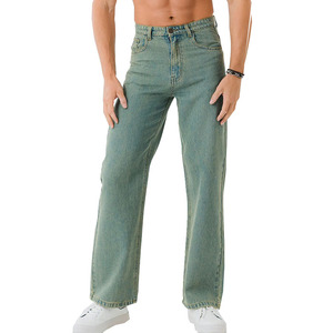 Pantalones Vaqueros de Mezclilla para Hombre, Estilo Único, Diseño de Campana, Corte Holgado, para Actividades de Moda al Aire Libre - Product Image 5