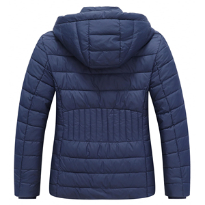 Nouvelle Offre Spéciale Outdoor Ventures Veste matelassée légère à fermeture éclair pour femme avec capuche Manteau d'hiver matelassé - Product Image 2