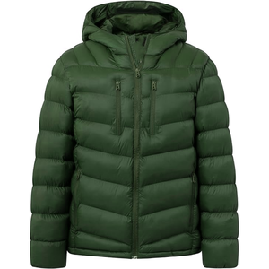 แจ็กเก็ตขนปลาปักเป้าสำหรับผู้ชายแห้งเร็วเสื้อแจ็กเก็ตกลางแจ้งโลโก้สีพื้นด้านหน้า - Product Image 1