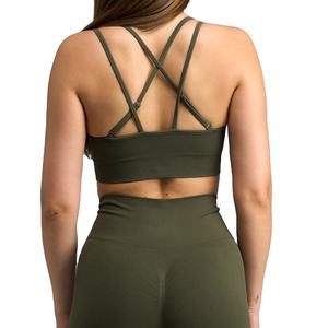 Ensemble de yoga deux pièces pour femmes grande taille, vêtements d'été, résistant aux plis, côtelé, taille haute, vêtements de sport - Product Image 3