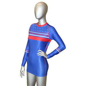 2025 nouvelle mode personnalisé hommes Compression chemises haute Stretch léger respirant Long tricoté tissu avec motif imprimé - Product Image 2