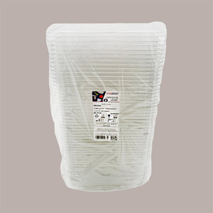 Tapa Transparente con Cúpula de 4.3 cm de Alto para Bandeja de Tiramisú de 15.5x10 cm, Reutilizable, Juego de 50 Piezas - Product Image 4