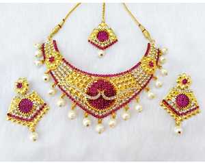 Conjunto de Collar de Novia de Lujo en Color para Mujer, Cristal, Diamantes de Imitación, Estilo Vintage, Regalo de Boda, Compromiso, Joyería, Accesorios para Novias - Product Image 3