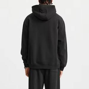 Personalizado 80% Algodón 20% Poliéster Fleece Oversized Blank Hoodies Unisex - Product Image 3