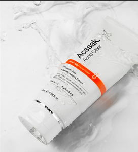 Dermagen Acssak Acne Clear Crema facial Limpiador Árbol de té 1mL Limpiador de poros Tratamiento de acné Limpieza profunda Glicerina seca Reafirmante - Product Image 3