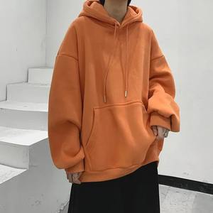 Sweat à capuche unisexe en polaire délavé 420GSM Vintage pour homme avec fermeture éclair bidirectionnelle 100% coton pour la saison d'hiver - Product Image 6