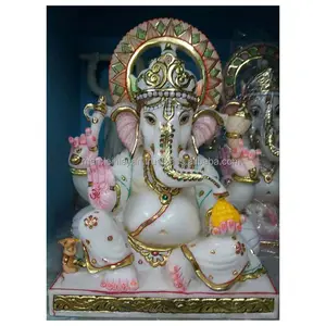 주님 Ganesh 대리석 동상 제조 업체 및 주님 Ganesha 우상의 공급 업체는 행운과 매력을 가지고 고도로 칭찬 가정