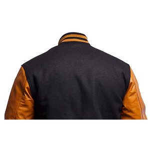 <b>Men's</b> New Blank <b>Long</b> Sleeves Varsity <b>Jackets</b> with Stand Collar High Printing Quality Fast CollegeBaseballjacket for <b>men</b> - Product Image 6