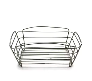 Panier métallique de forme ronde Décoration de vaisselle Panier métallique fait main Paniers métalliques modernes et élégants en basse quantité minimale de commande - Product Image 2