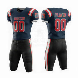 Uniformes de Fútbol Americano Personalizados para Adultos, Ropa Deportiva de Manga Corta, Transpirable, Precio al por Mayor, Suministro Directo de Fábrica - Product Image 4