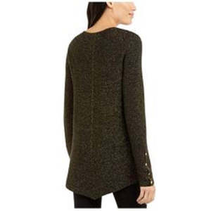 Maglione Alfani da Donna Nero, Taglia Piccola, Metallizzato, Traspirante, Casual, per l'Autunno, con Logo Stampato sul Davanti - Product Image 3