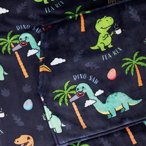 Proveedor de Mantas con Capucha Personalizadas, Manta Usable de Invierno con Bolsillo, Estampado de Dinosaurio, Fábrica de Ropa de Camboya - Product Image 5