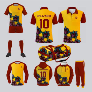 Venta al por mayor personalizar ropa deportiva All Blacks Rugby Jersey uniforme Kit sublimación completa amarillo Rugby Jersey Set - Product Image 5
