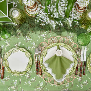 Toucher luxueux sur un budget: Napperons en forme de fleur en rotin bon marché et robustes pour les mariages, événements, hôtels, restaurants - Product Image 3