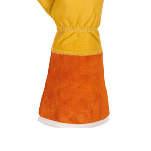 Conception personnalisée Offre spéciale Gants de travail en cuir de vachette Produit très demandé Gants de soudage à vendre Service OEM - Product Image 4