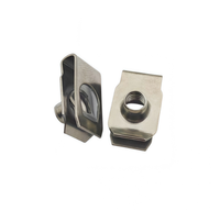 Écrou en U Q312B M4 M5 M6 de qualité assurée, fixation rapide, maintien sécurisé, zingué bleu, pour automobile et moto