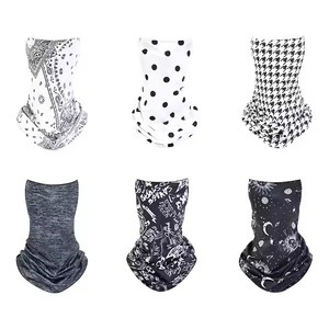 Best Selling UV Protection Triangle Mask Neck Gaiter Balaclava Custom Breathable <b>Scarf</b> Mask Bandana with Ear Loops DDP Shipping - Product Image 4