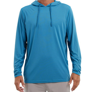 Chaqueta de Pesca de Talla Grande con Capucha, de Malla Transpirable, Protección UV, Secado Rápido, Antibacteriana, con Logotipo Personalizado en la Parte Delantera - Product Image 3