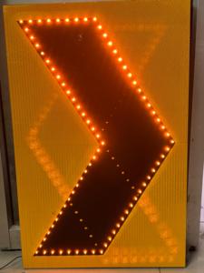 Panneau d'avertissement routier LED |   Panneau de signalisation routière lumineux clignotant - Product Image 1