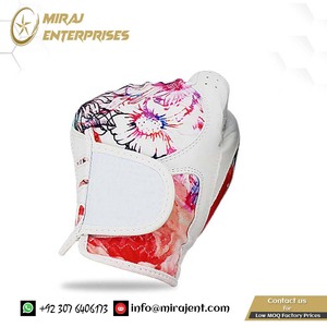 ใหม่ซ้ายขวามือสําหรับผู้หญิงสุภาพสตรีกีฬาถุงมือถุงมือกอล์ฟSHEEPSKINหนังแท้ + แบรนด์สแปนเด็กซ์ - Product Image 4