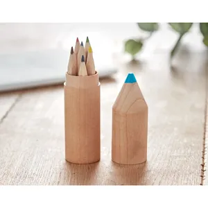 Set di 6 Matite Colorate Personalizzate Petit Coloret, Gadget Personalizzati - Product Image 2