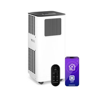 Aire Acondicionado Portátil de 7000 BTU para el Hogar, Control por Aplicación WiFi, 3 en 1: Refrigeración, Deshumidificador y Ventilador, para Habitaciones de 16-23 m2, 65 dB, Blanco - Product Image 1