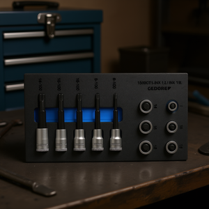 Gedore 1/2'' Screwdriver <b>Bit</b> Socket Set Check-Tool Module Product - Product Image 3