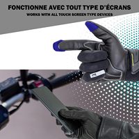 Gants de moto en cuir d'été, vente en gros d'usine, à doigts complets, séchage rapide, respirants, antidérapants, réfléchissants, unisexes, pour la course, certifiés CE