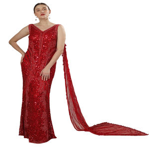 Designer Women’s Formal Long Evening Dress | Super Elegant Party Gown for Weddings, Galas & Events | India Origin - Product Image 2