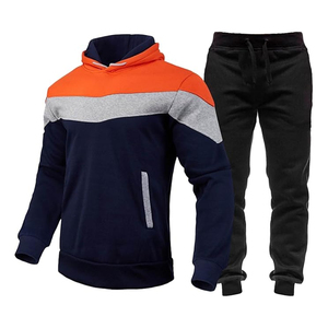 Ensemble de survêtements 2 pièces pour hommes Ensemble de survêtements de jogging pour hommes Ensemble de survêtements athlétiques à fermeture éclair intégrale pour hommes - Product Image 6