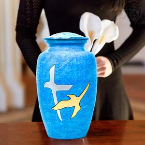 ถังอลูมิเนียมขนาดใหญ่สำหรับผู้ใหญ่หนักถึง200ปอนด์สำหรับเถ้ากระดูกชายและหญิงสำหรับผู้ใหญ่ - Product Image 3